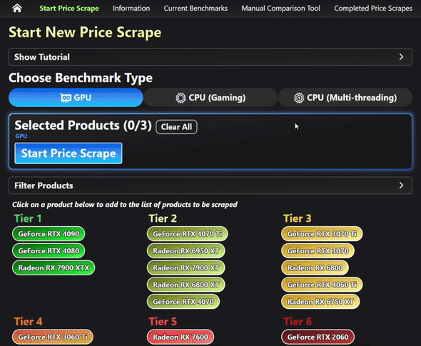 Price-Performance Scraper Preview Image 6